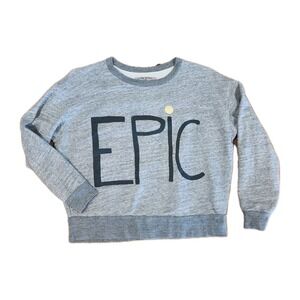 J. Crew Hugo Guiness EPIC Sweatshirt Top Womens Small Gray Pullover Crew Neck‎